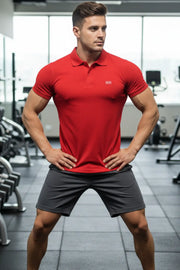 Classic Red Polo T-Shirt – Bold, Smart & Effortless Style